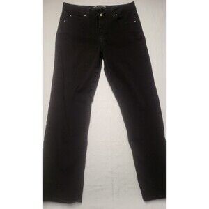 Maurices Miraclebody Black Jeans Straight Leg Size 14 EUC